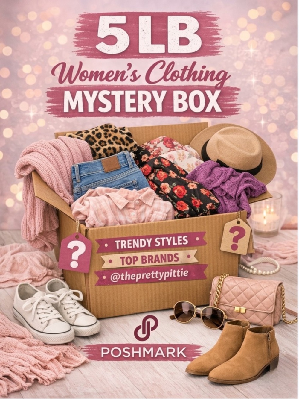 🎁 Women's Size Small 5LB‎ Mystery Box | Curated Bundle | Surprise Styles!